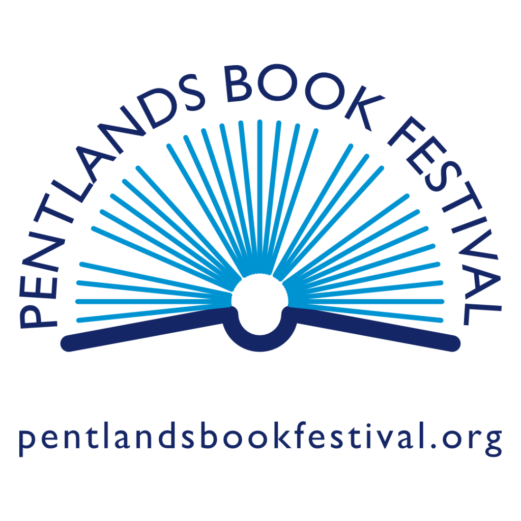 Pentlands Book Festival Blue Logo.