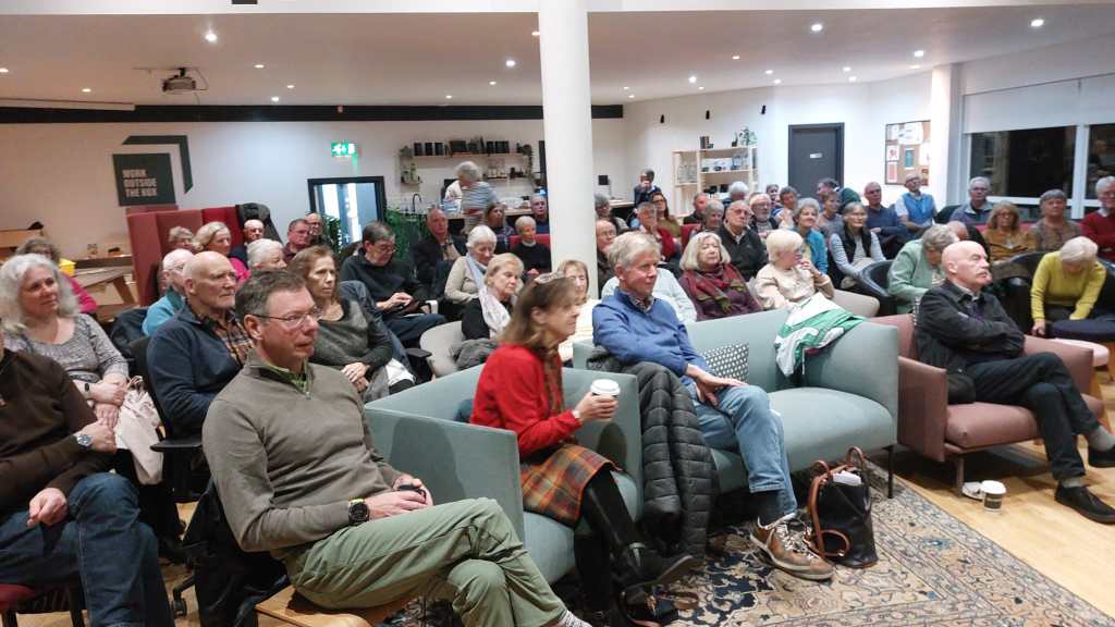 Audience at Allan Little