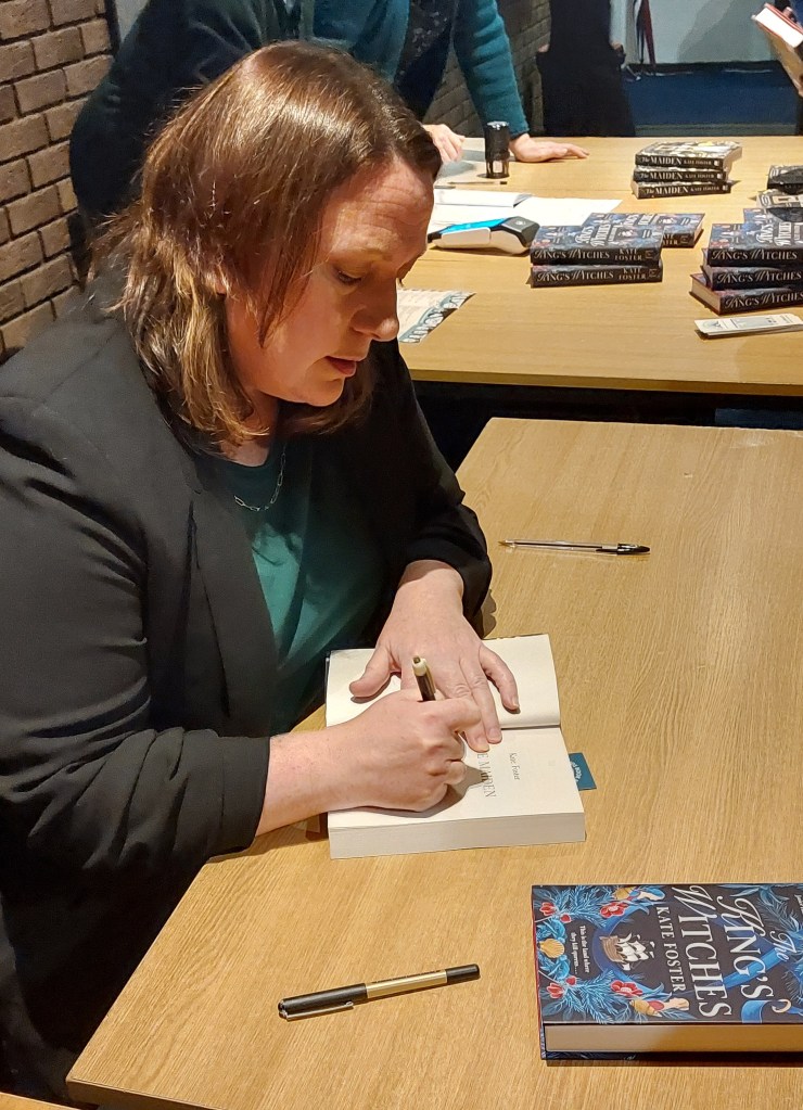 Kate Foster Signing Books