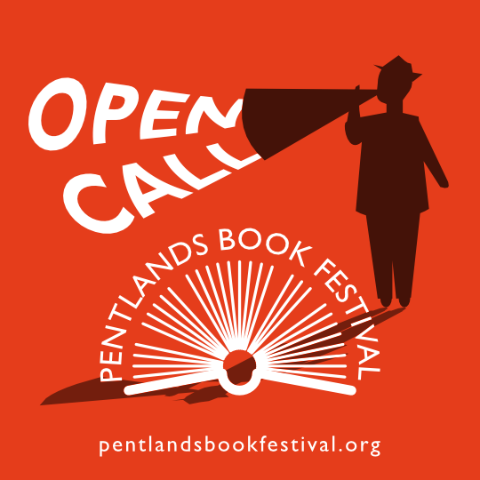 PBF open call graphic with logo and website